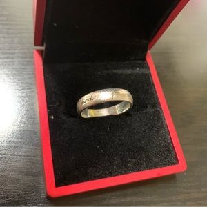 Gucci Blind For Love' ring in silver